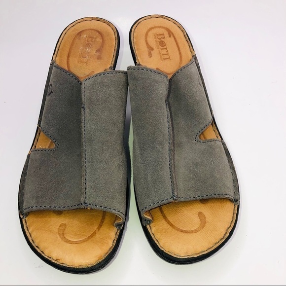 Born Suede Slide On Heel - Picture 1 of 4